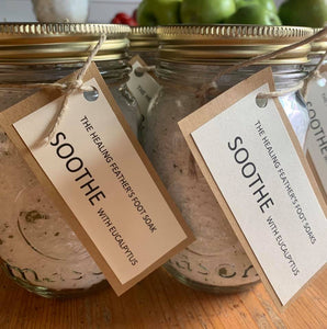 The Healing Feather's Foot Soaks- SOOTHE with Eucalyptus 500ml